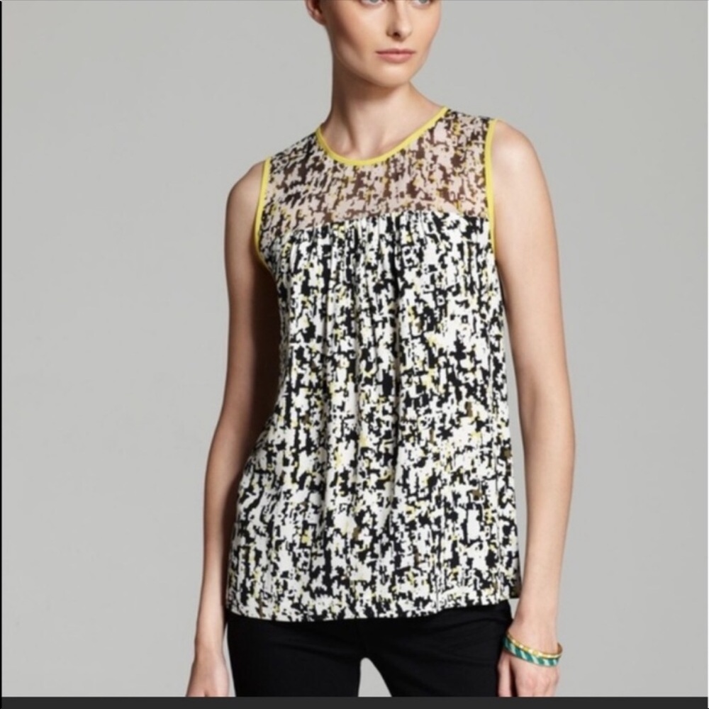 Kate Spade Mikkel Sleeveless Sheer Panel 10